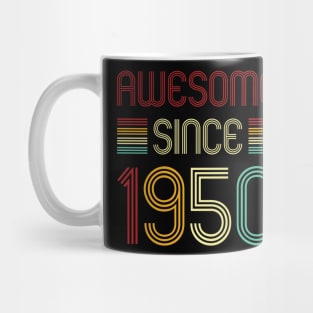 Vintage Awesome Since 1950 Mug